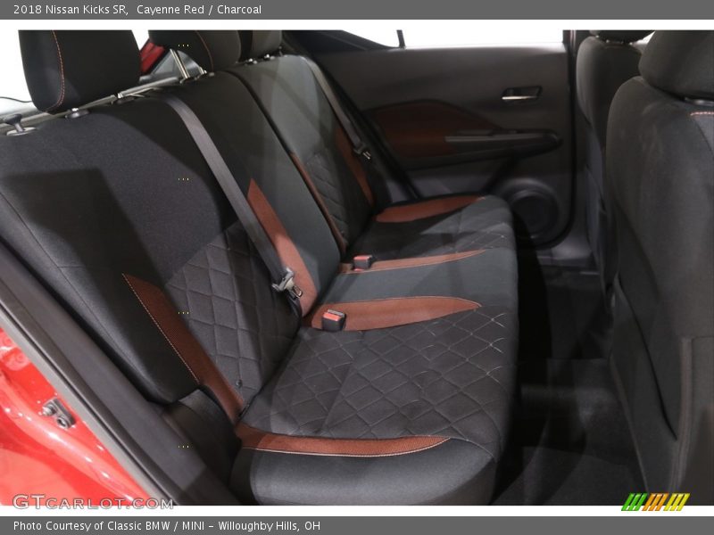 Cayenne Red / Charcoal 2018 Nissan Kicks SR