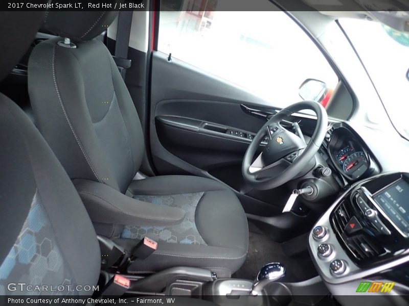 Red Hot / Jet Black 2017 Chevrolet Spark LT