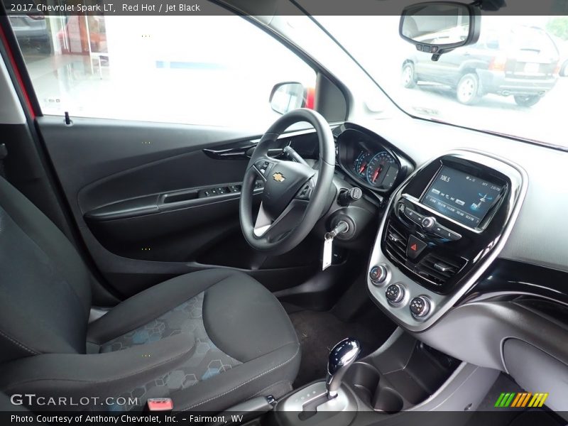 Red Hot / Jet Black 2017 Chevrolet Spark LT