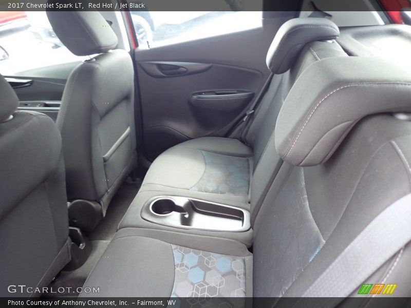 Red Hot / Jet Black 2017 Chevrolet Spark LT