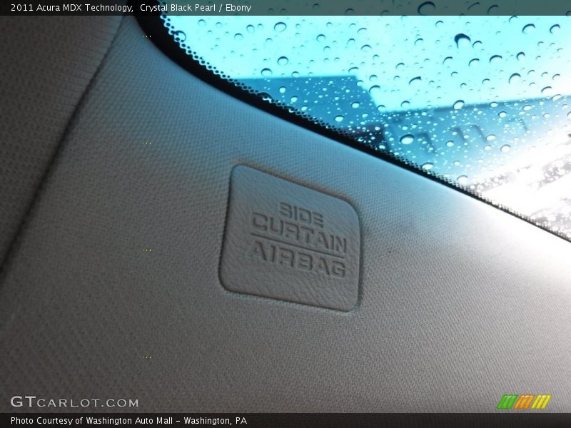 Crystal Black Pearl / Ebony 2011 Acura MDX Technology