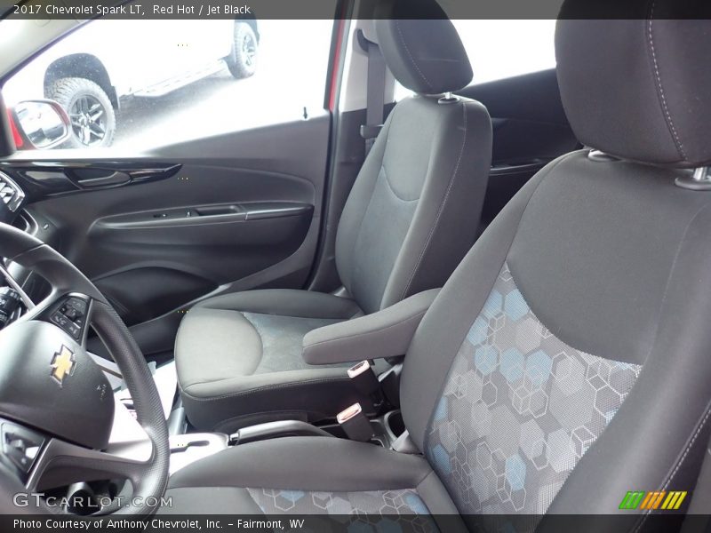 Red Hot / Jet Black 2017 Chevrolet Spark LT