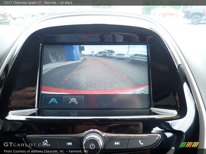 Red Hot / Jet Black 2017 Chevrolet Spark LT