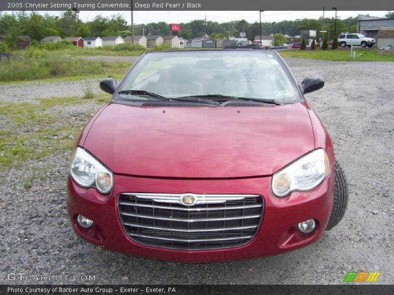 Deep Red Pearl / Black 2005 Chrysler Sebring Touring Convertible