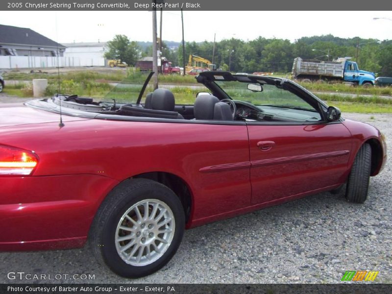 Deep Red Pearl / Black 2005 Chrysler Sebring Touring Convertible