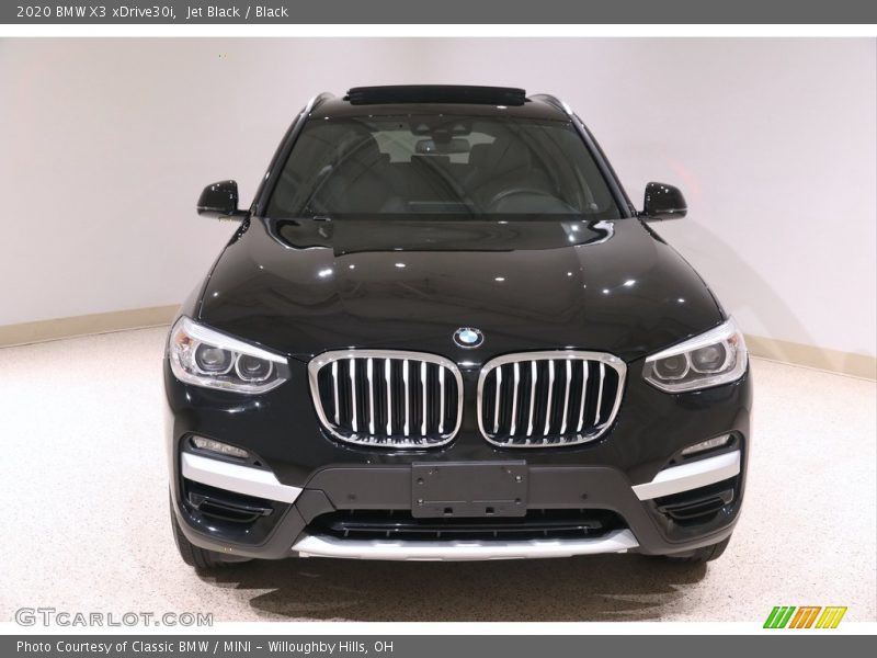 Jet Black / Black 2020 BMW X3 xDrive30i