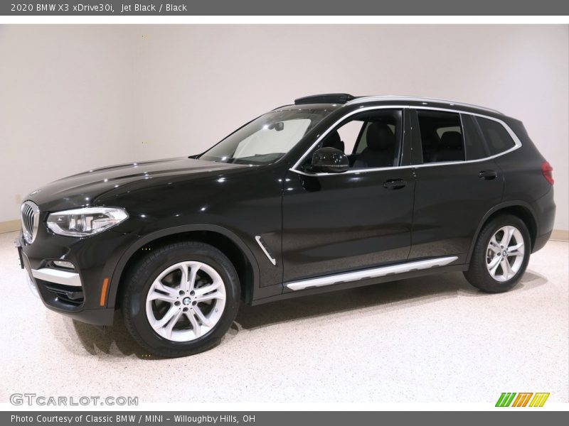 Jet Black / Black 2020 BMW X3 xDrive30i