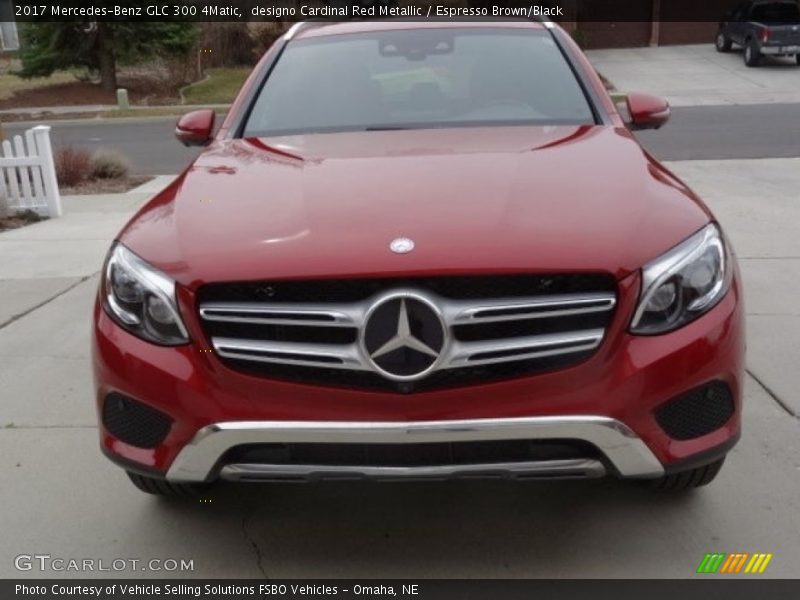 designo Cardinal Red Metallic / Espresso Brown/Black 2017 Mercedes-Benz GLC 300 4Matic