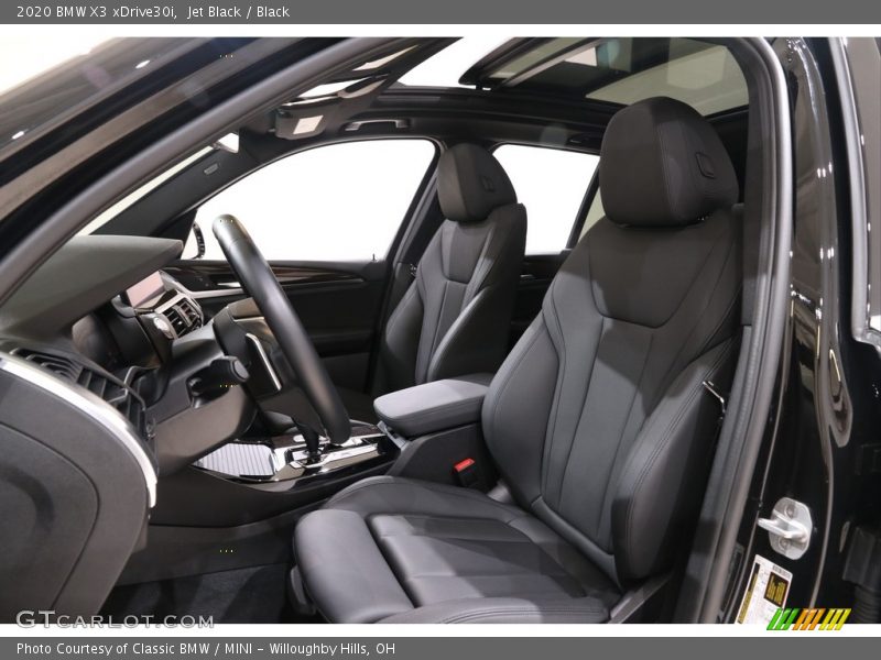 Jet Black / Black 2020 BMW X3 xDrive30i