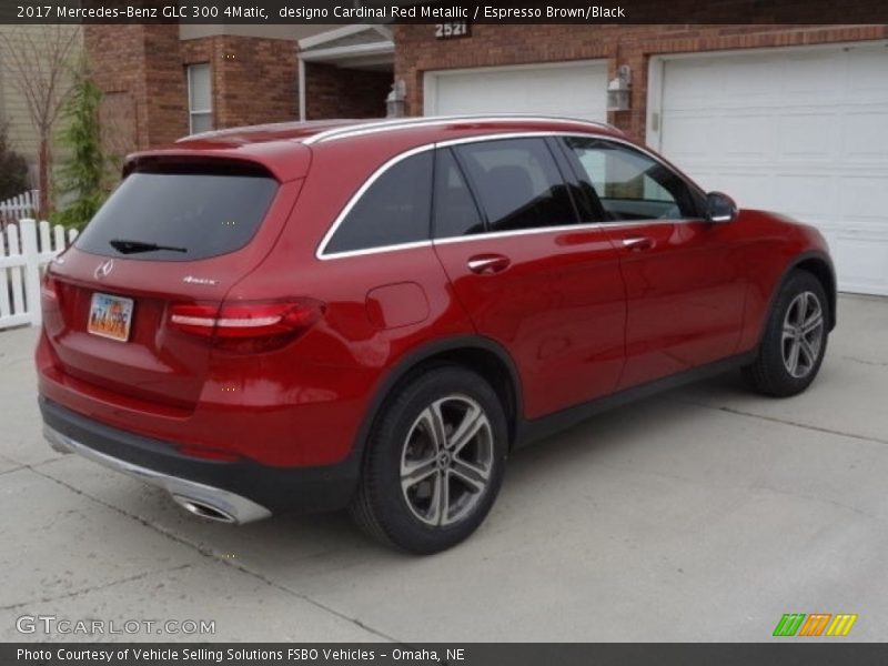 designo Cardinal Red Metallic / Espresso Brown/Black 2017 Mercedes-Benz GLC 300 4Matic