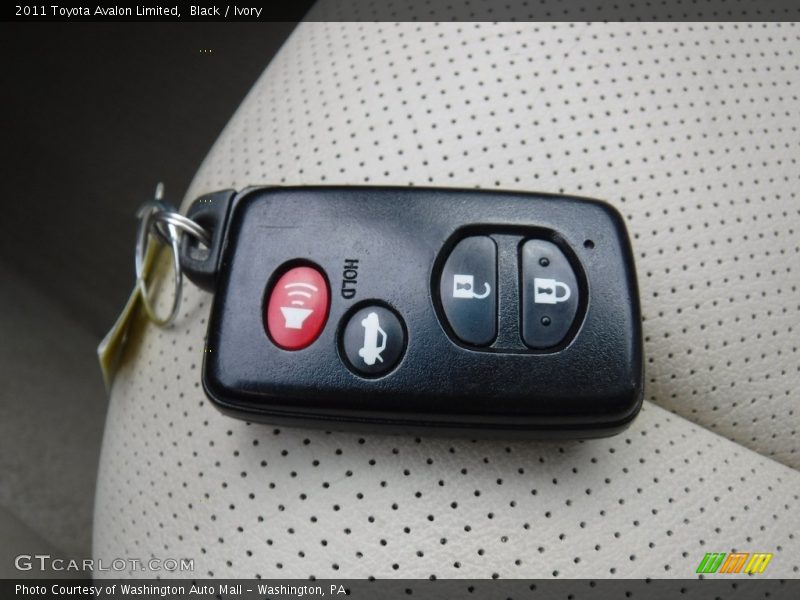 Black / Ivory 2011 Toyota Avalon Limited