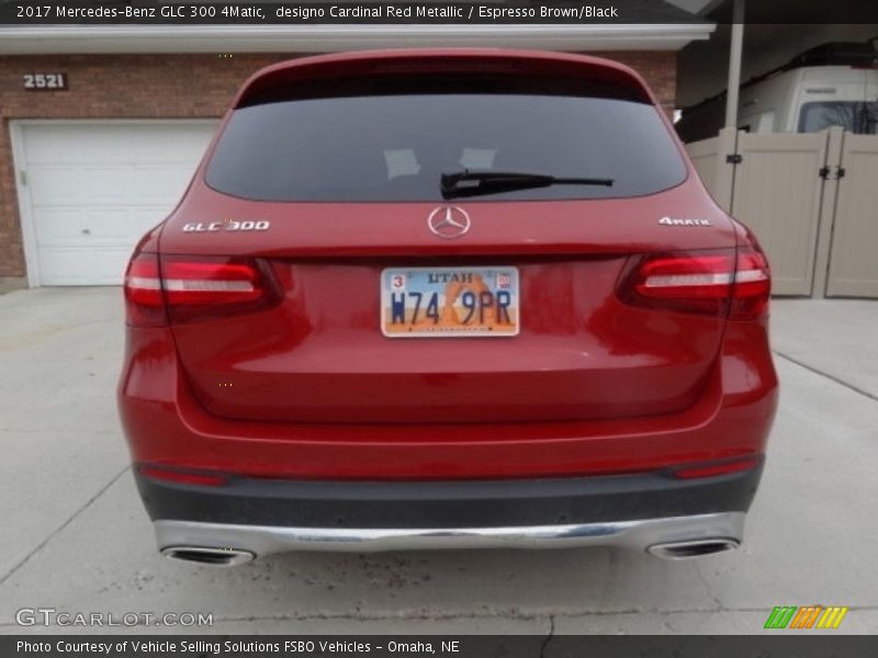 designo Cardinal Red Metallic / Espresso Brown/Black 2017 Mercedes-Benz GLC 300 4Matic