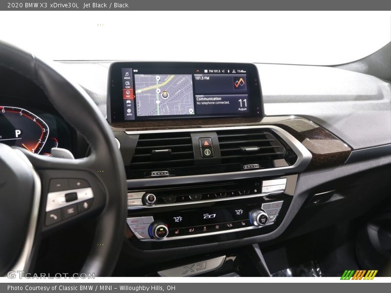 Jet Black / Black 2020 BMW X3 xDrive30i