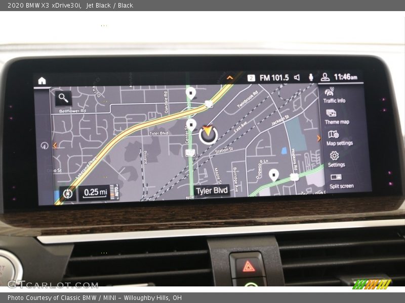 Jet Black / Black 2020 BMW X3 xDrive30i