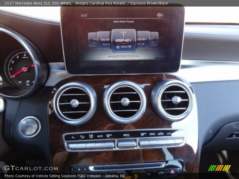 designo Cardinal Red Metallic / Espresso Brown/Black 2017 Mercedes-Benz GLC 300 4Matic