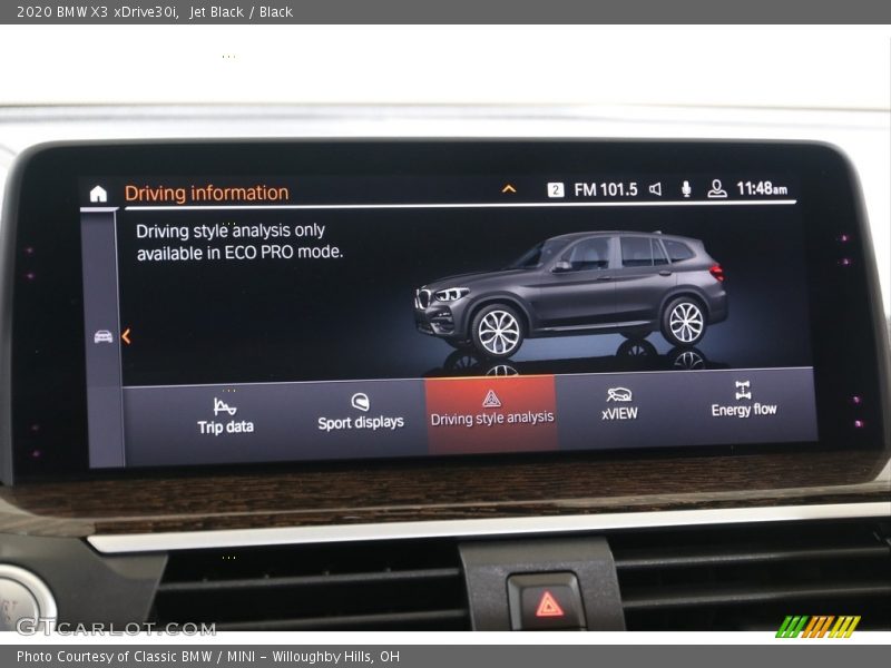 Jet Black / Black 2020 BMW X3 xDrive30i