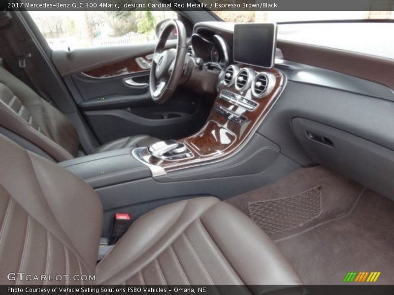  2017 GLC 300 4Matic Espresso Brown/Black Interior