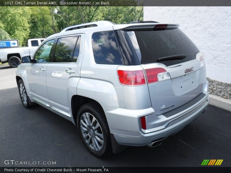 Quicksilver Metallic / Jet Black 2017 GMC Terrain Denali AWD