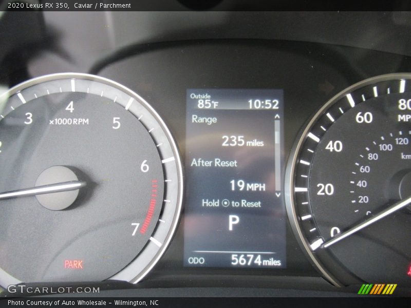 Caviar / Parchment 2020 Lexus RX 350