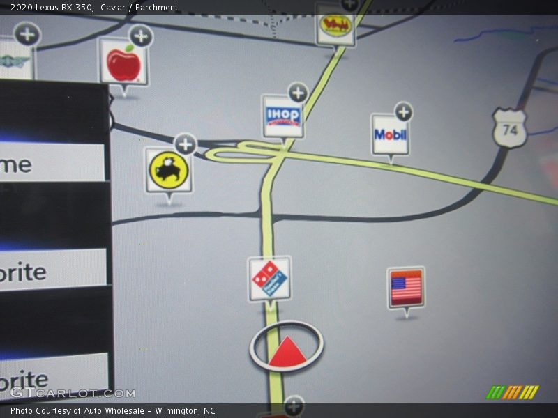Caviar / Parchment 2020 Lexus RX 350