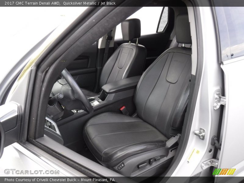Quicksilver Metallic / Jet Black 2017 GMC Terrain Denali AWD