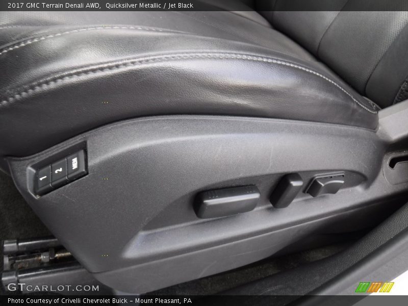 Quicksilver Metallic / Jet Black 2017 GMC Terrain Denali AWD