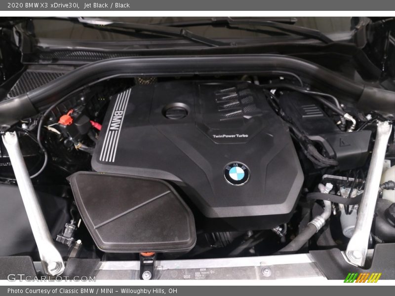 Jet Black / Black 2020 BMW X3 xDrive30i
