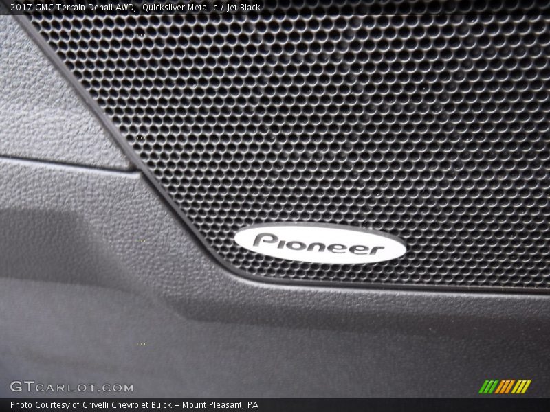 Quicksilver Metallic / Jet Black 2017 GMC Terrain Denali AWD