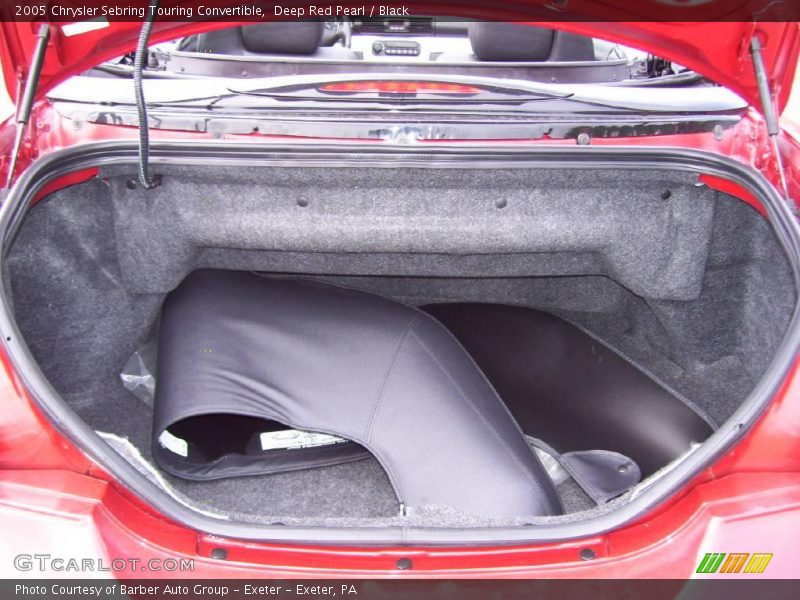 Deep Red Pearl / Black 2005 Chrysler Sebring Touring Convertible