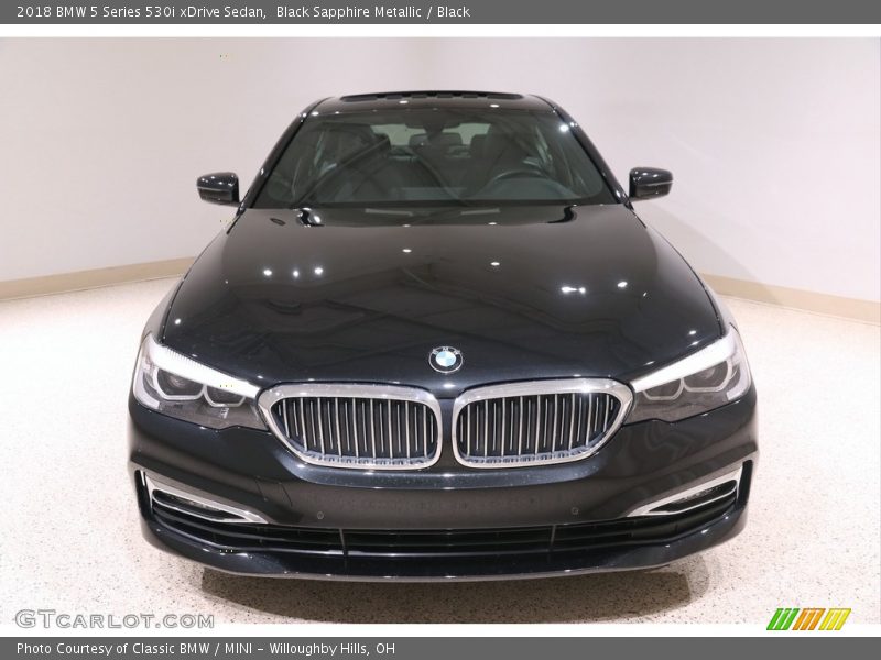 Black Sapphire Metallic / Black 2018 BMW 5 Series 530i xDrive Sedan