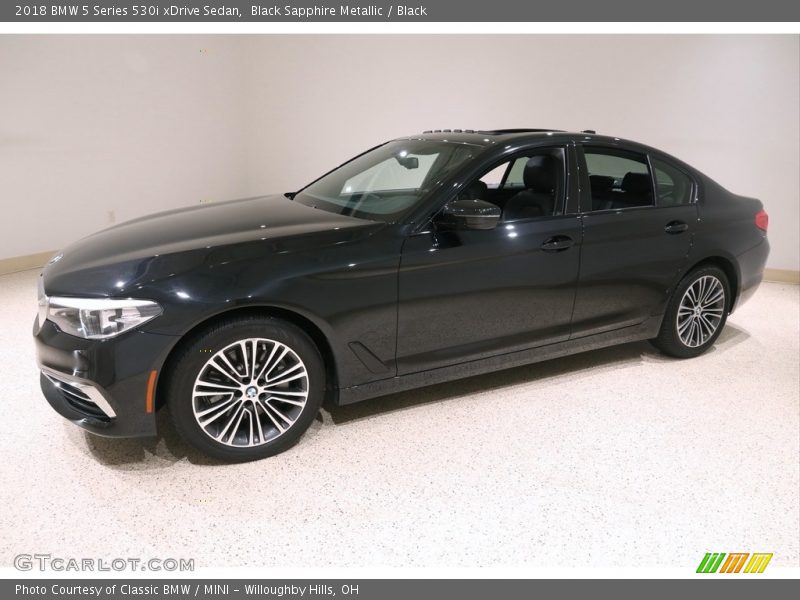 Black Sapphire Metallic / Black 2018 BMW 5 Series 530i xDrive Sedan