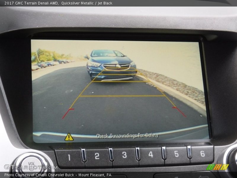 Quicksilver Metallic / Jet Black 2017 GMC Terrain Denali AWD