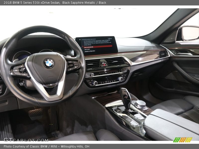 Black Sapphire Metallic / Black 2018 BMW 5 Series 530i xDrive Sedan