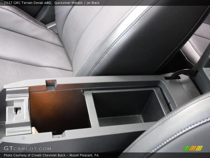 Quicksilver Metallic / Jet Black 2017 GMC Terrain Denali AWD