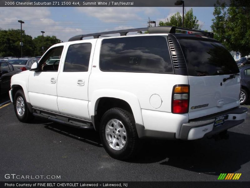 Summit White / Tan/Neutral 2006 Chevrolet Suburban Z71 1500 4x4