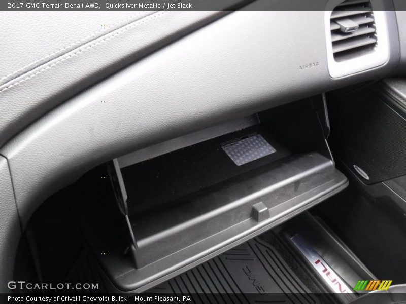 Quicksilver Metallic / Jet Black 2017 GMC Terrain Denali AWD