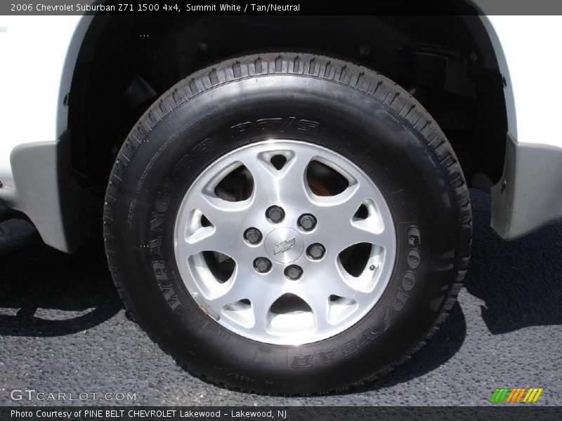 Summit White / Tan/Neutral 2006 Chevrolet Suburban Z71 1500 4x4
