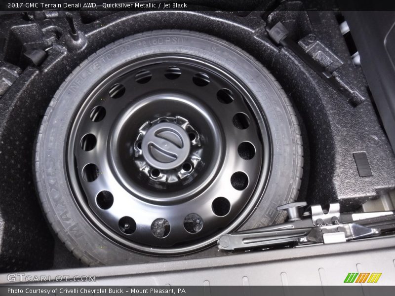 Quicksilver Metallic / Jet Black 2017 GMC Terrain Denali AWD