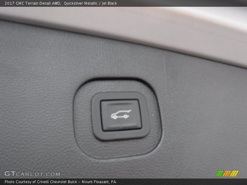 Quicksilver Metallic / Jet Black 2017 GMC Terrain Denali AWD
