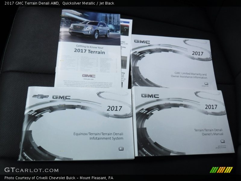 Quicksilver Metallic / Jet Black 2017 GMC Terrain Denali AWD