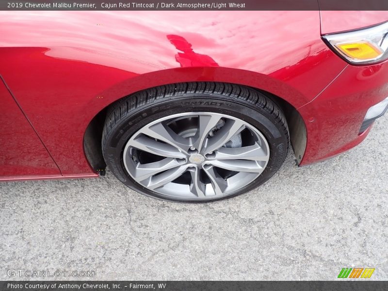 Cajun Red Tintcoat / Dark Atmosphere/Light Wheat 2019 Chevrolet Malibu Premier