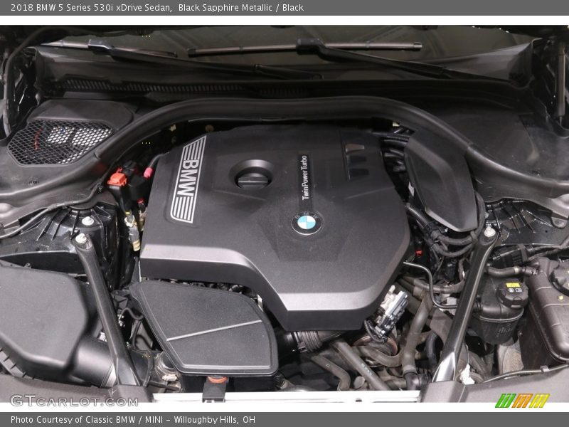 Black Sapphire Metallic / Black 2018 BMW 5 Series 530i xDrive Sedan