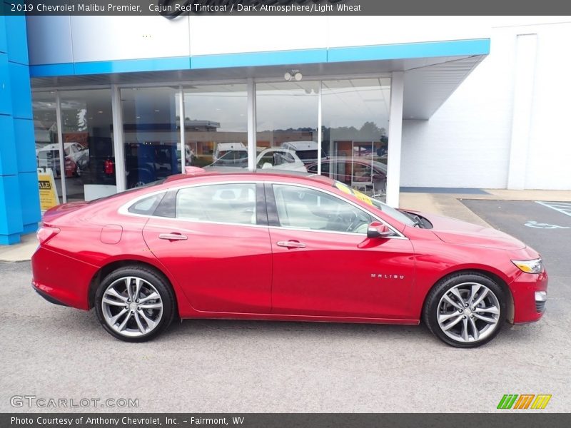 Cajun Red Tintcoat / Dark Atmosphere/Light Wheat 2019 Chevrolet Malibu Premier