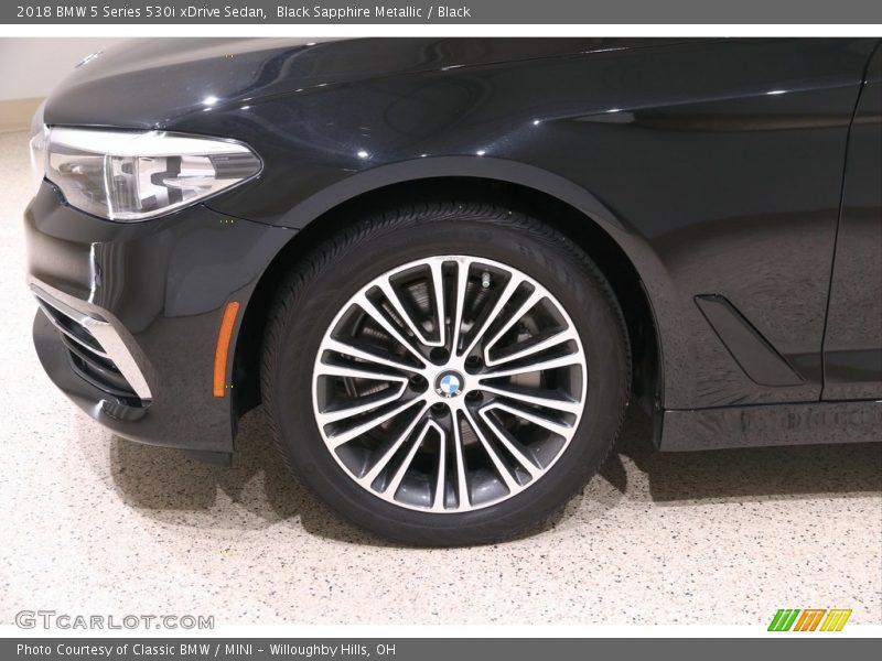 Black Sapphire Metallic / Black 2018 BMW 5 Series 530i xDrive Sedan