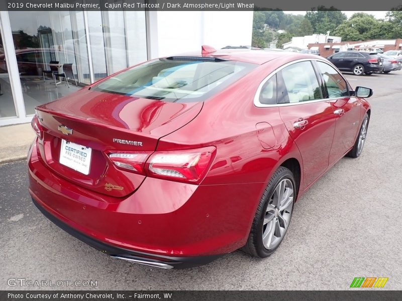 Cajun Red Tintcoat / Dark Atmosphere/Light Wheat 2019 Chevrolet Malibu Premier