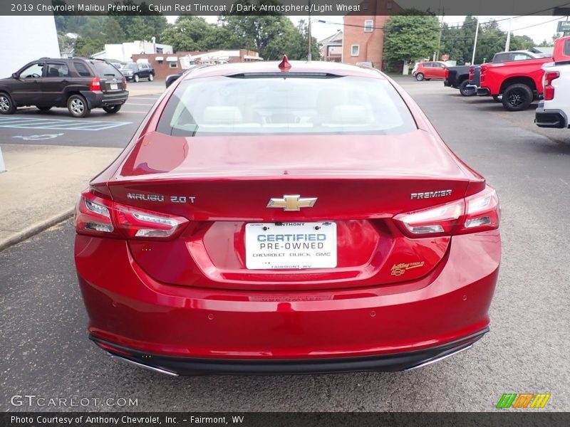 Cajun Red Tintcoat / Dark Atmosphere/Light Wheat 2019 Chevrolet Malibu Premier