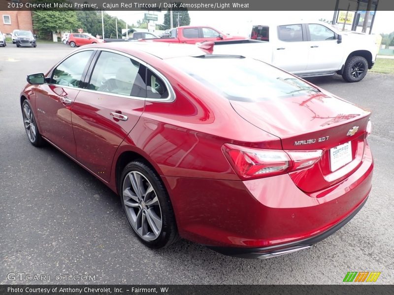 Cajun Red Tintcoat / Dark Atmosphere/Light Wheat 2019 Chevrolet Malibu Premier