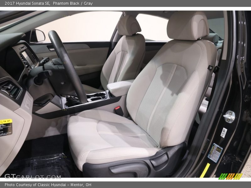 Phantom Black / Gray 2017 Hyundai Sonata SE