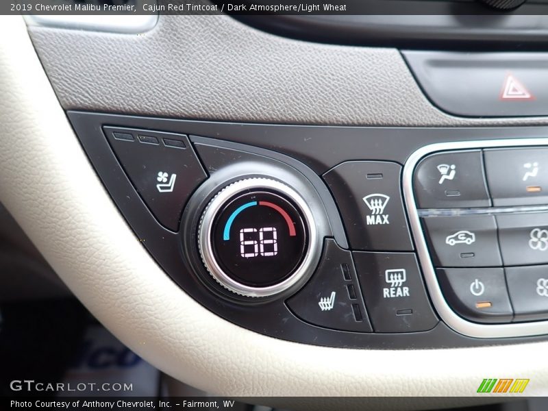 Cajun Red Tintcoat / Dark Atmosphere/Light Wheat 2019 Chevrolet Malibu Premier
