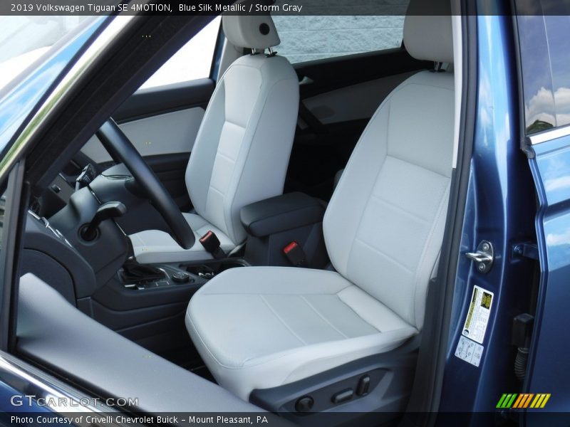 Blue Silk Metallic / Storm Gray 2019 Volkswagen Tiguan SE 4MOTION